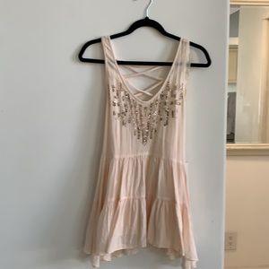 Free People.BabyDoll Mini Dress      Size Small